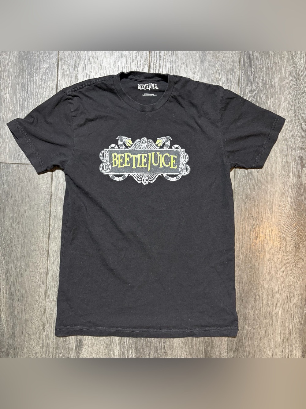 Beetlejuice Black Graphic T-Shirt Women’s Size Small